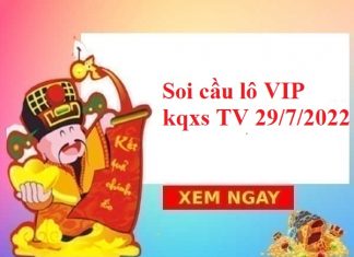 Thống kê lô VIP kqxs Trà Vinh 29/7/2022