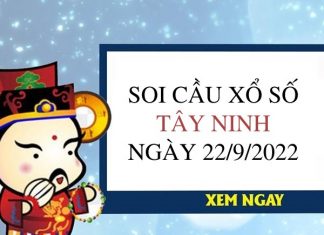 Thống kê kết quả xổ số Tây Ninh ngày 22/9/2022 thứ 5 hôm nay