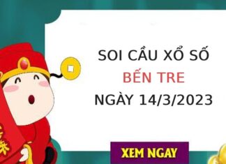 Thống kê xổ số Bến Tre ngày 14/3/2023 hôm nay thứ 3