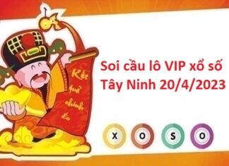 Thống kê lô VIP xổ số Tây Ninh 20/4/2023