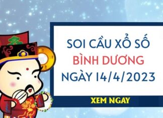 Thống kê xổ số Bình Dương ngày 14/4/2023 thứ 6 hôm nay