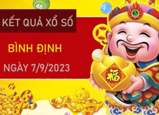 Thống kê XSBDI 7/9/2023 chốt loto giải tám Bình Định