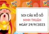 Soi cầu KQXS Ninh Thuận ngày 29/9/2023 hôm nay thứ 6