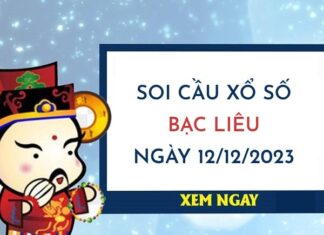 Thống kê xổ số Bạc Liêu ngày 12/12/2023 thứ 3 hôm nay