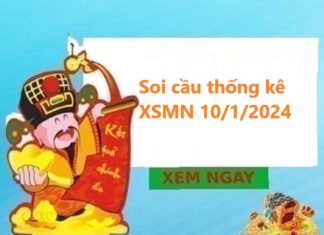 Thống kê thống kê KQXS miền Nam 10/1/2024