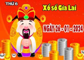 Thống kê XSGL ngày 26/1/2024 đài Gia Lai thứ 6 hôm nay chính xác nhất