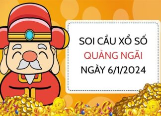 Thống kê xổ số Quảng Ngãi ngày 6/1/2024 thứ 7 hôm nay