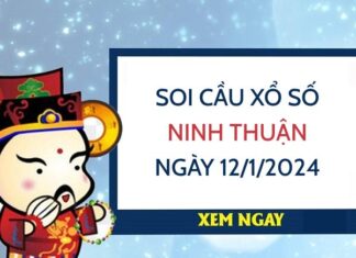 Thống kê KQ xổ số Ninh Thuận ngày 12/1/2024 thứ 6 hôm nay