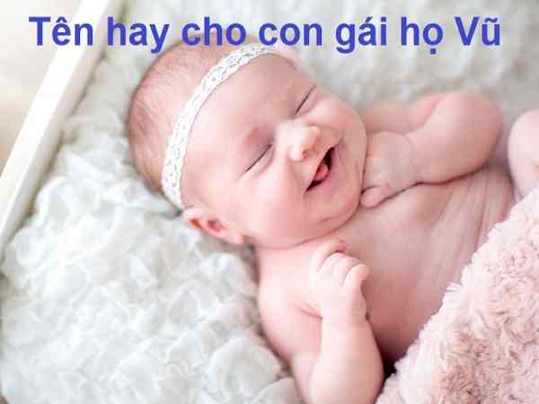 đặt tên con gái họ VŨ