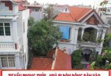 cách hóa giải đòn dông đâm vào nhà