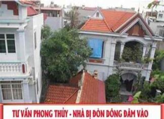 cách hóa giải đòn dông đâm vào nhà