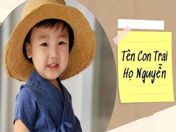 đặt tên cho con trai họ nguyễn