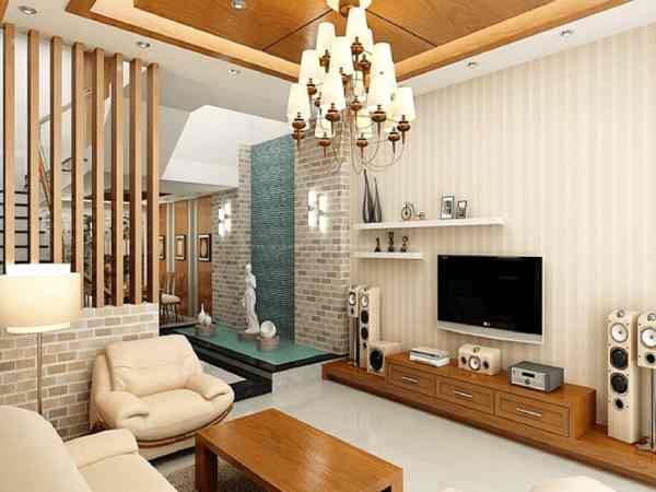 Ý nghĩa phong thủy vách ngăn phòng khách