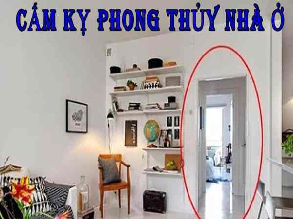 Tránh để phòng ngủ đặt trên bếp hoặc nhà vệ sinh