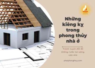 những điều kiêng kỵ trong phong thủy nhà ở