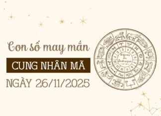 Con số phú quý cung Nhân Mã ngày 26/11/2025