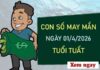 Con số may mắn hôm nay 1/4/2026 thứ 4 tuổi Tuất hút lộc Con số may mắn hôm nay 1/4/2026 thứ 4 tuổi Tuất hút lộc