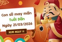 Hốt tài lộc với con số may mắn ngày 21/03/2026 tuổi Dần